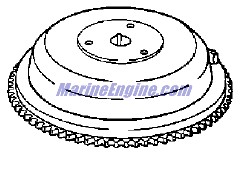 Evinrude Johnson OMC 0585190 - Flywheel Assembly, 45X