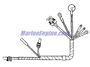 Evinrude Johnson OMC 0585193 - Motor Cable Assembly