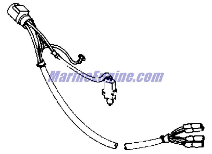 Evinrude Johnson OMC 0586004 - Ignition Switch Cable Assembly