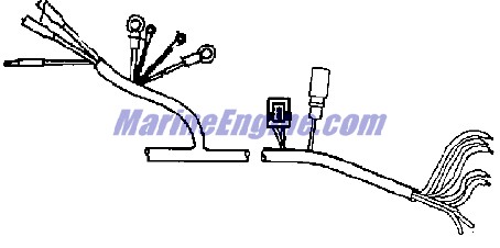Evinrude Johnson OMC 0586043 - Motor Cable Assembly