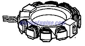 Evinrude Johnson OMC 0586092 - Stator Assembly