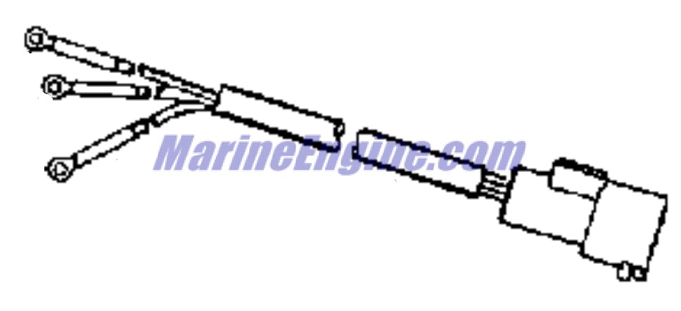 Evinrude Johnson OMC 0586104 - Conn & Lead Assembly