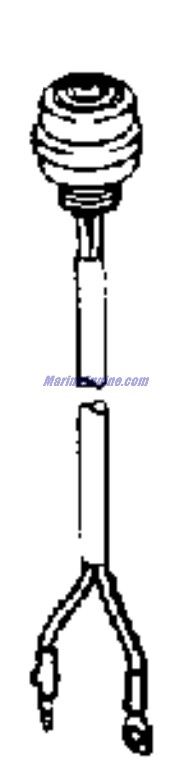 Evinrude Johnson OMC 0586108 - Primer Switch -Steering/Shift Handle