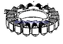 Evinrude Johnson OMC 0586492 - Stator, 20/40A