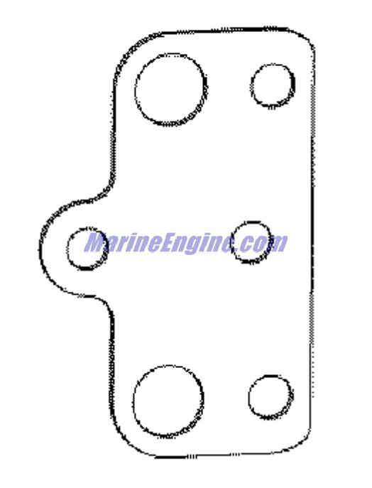 Evinrude Johnson OMC 0586804 - Bracket & Grommet Assembly