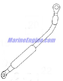 Evinrude Johnson OMC 0586832 - Cable Assembly
