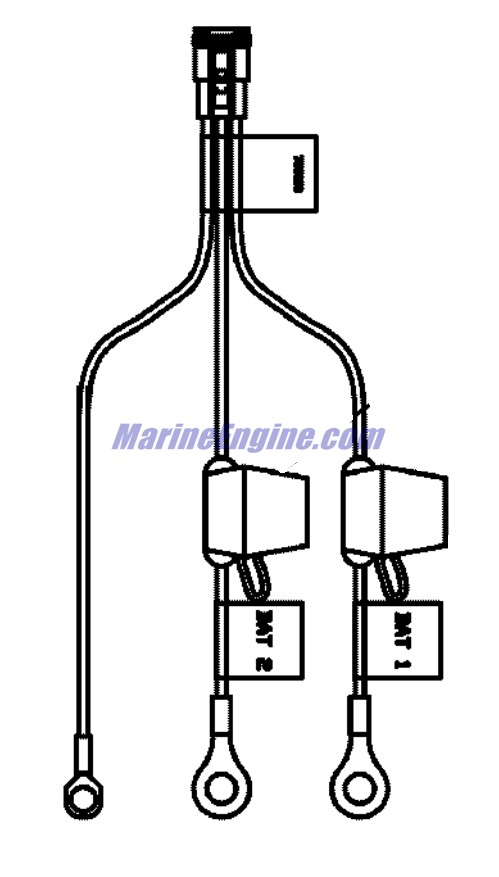 Evinrude Johnson OMC 0763360 - Harness - Power Sup