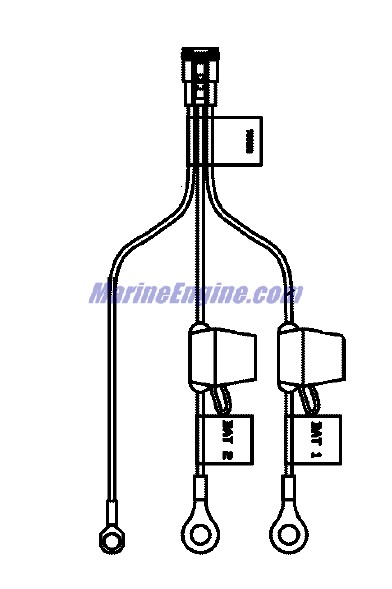 Evinrude Johnson OMC 0763361 - Power Supply Harness