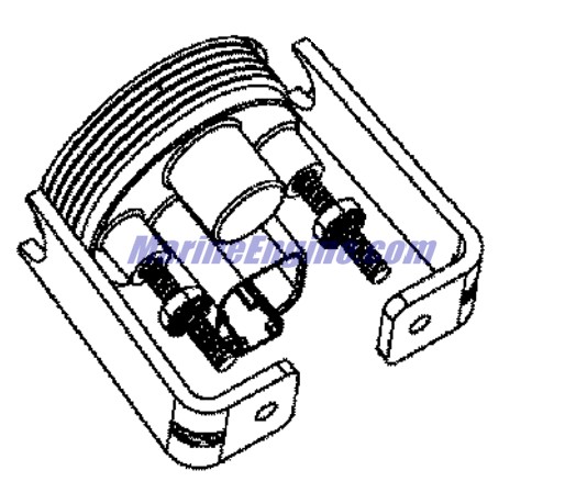 Evinrude Johnson OMC 0763479 - Mount Kit - Instru