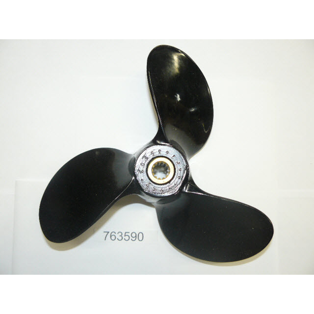 Evinrude Johnson OMC 0763590 - Propeller, Aluminum 9.25 X 12