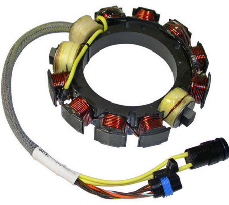 Evinrude Johnson OMC 0763759 - Stator, 35AMP 6V6