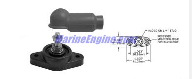 Evinrude Johnson OMC 0770388 - Power Post 5/16- Black