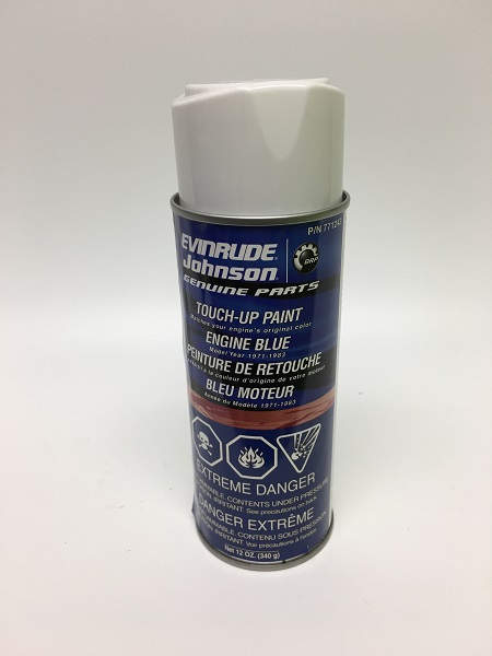 Evinrude Johnson OMC 0771243 - Spray Paint, Engine Blue, 1971-83