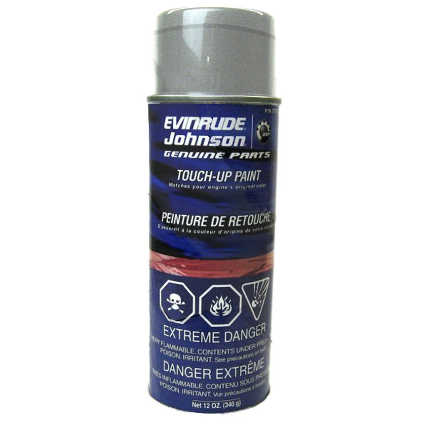 Evinrude Johnson OMC 0771246 - Johnson Spray Paint, Platinum Gray, 1984-87