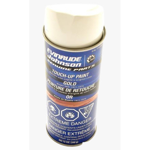 Evinrude Johnson OMC 0771252 - Evinrude Spray Paint, Gold, 1971-75