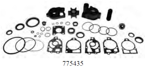Evinrude Johnson OMC 0775435 - Full Gearcase Rebuild Kit