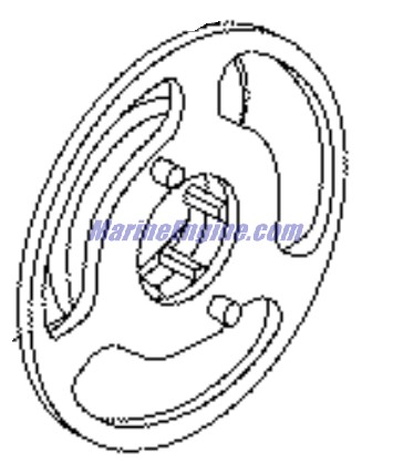 Evinrude Johnson OMC 0775772 - Spider Washer