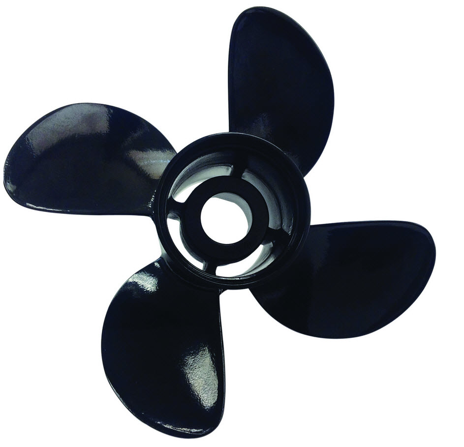 Evinrude Johnson OMC 0775979 - Prop, Aluminum 4 Blade 10X7