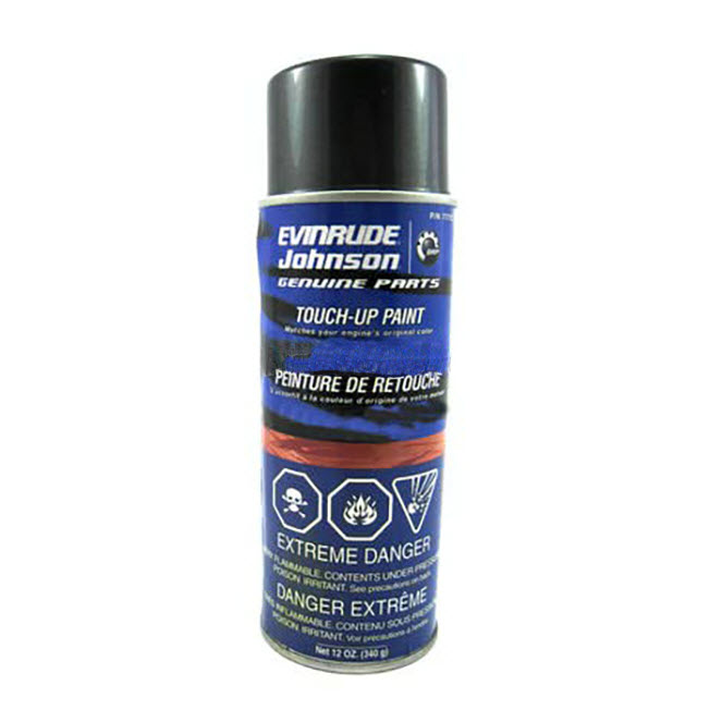 Evinrude Johnson OMC 0777179 - Spray Paint, Power Head Black, 1985-2005