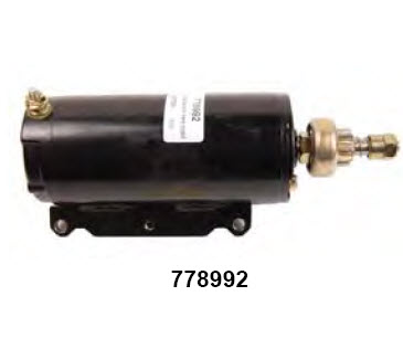 Evinrude Johnson OMC 0778992 - Starter Motor, CV6