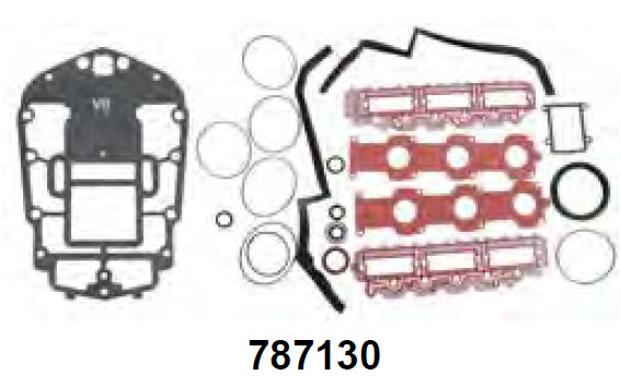 Evinrude Johnson OMC 0787130 - Powerhead Gasket Set