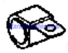 Evinrude Johnson OMC 0910201 - Clamp, Steering Pump Hose