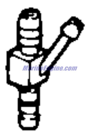 Evinrude Johnson OMC 0912234 - 30 Degree Tee