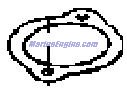Evinrude Johnson OMC 0912403 - Adapter To Intake Gasket
