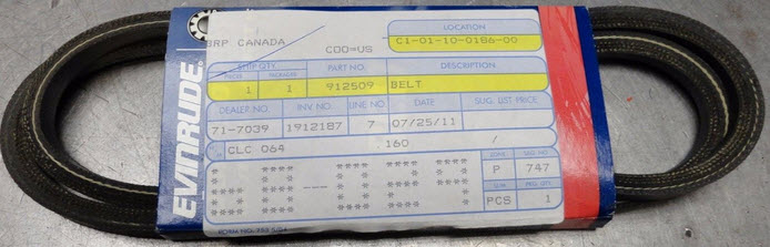 Evinrude Johnson OMC 0912509 - Belt