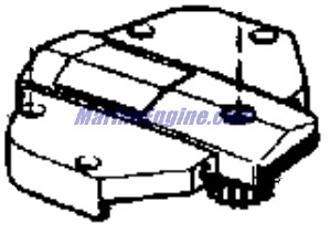 Evinrude Johnson OMC 0981099 -Cover & Bushing Assembly - Exhaust