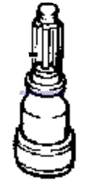 Evinrude Johnson OMC 0981220 - Drive Shaft, Upper