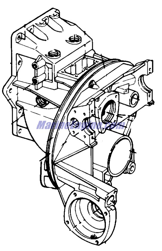 Evinrude Johnson OMC 0982878 - Intermediate Housing