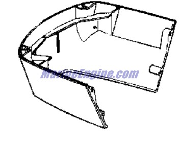 Evinrude Johnson OMC 0983524 - Cover & Seal Assembly
