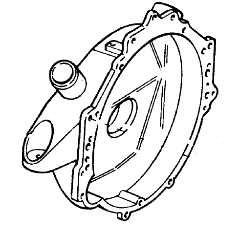 Evinrude Johnson OMC 0984161 - Adaptor Housing Assembly