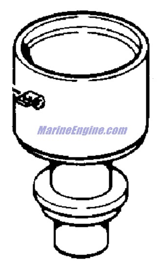 Evinrude Johnson OMC 0984953 - Bracket Cap Packagee
