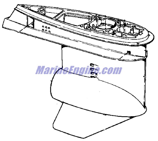 Evinrude Johnson OMC 0984978 - Gearcase & Bearing