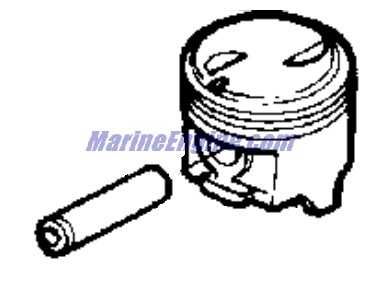 Evinrude Johnson OMC 0985310 - Piston Assembly
