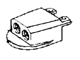 Evinrude Johnson OMC 0986365 - Oil Filter Adapter
