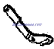 Evinrude Johnson OMC 0986398 - Throttle Lever And Pin Assembly