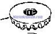 Evinrude Johnson OMC 0986627 - Gear Set 17/20