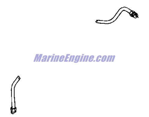 Evinrude Johnson OMC 0986715 - Fuel Line Assembly