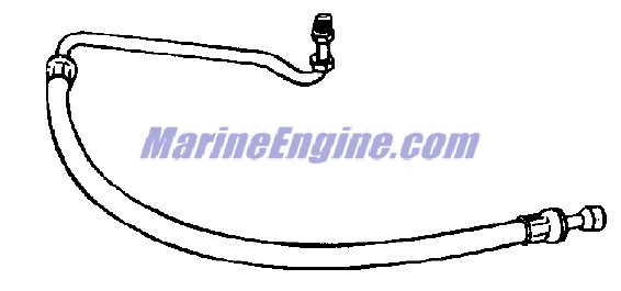 Evinrude Johnson OMC 0987031 - Hose Assembly