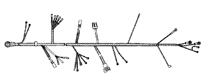 Evinrude Johnson OMC 0987516 - Engine Cable Assembly