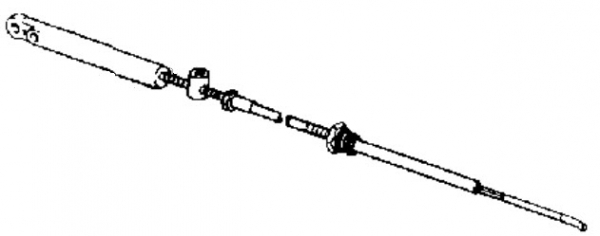 Evinrude Johnson OMC 0987964 - Shift Cable Kit