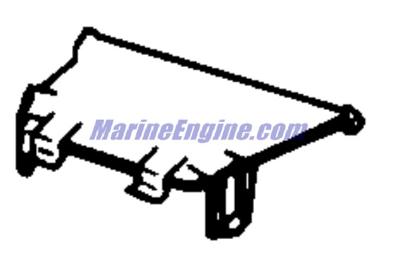 Evinrude Johnson OMC 3010089 - Regulator/Rectifier Cover, Stbd