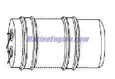 Evinrude Johnson OMC 3010449 - Capacitor, 39000 Uf