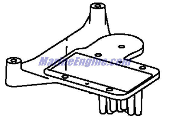 Evinrude Johnson OMC 3010815 - Base, Plate