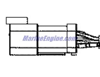 Evinrude Johnson OMC 3011327 - Connector, 6Pin Rcpt