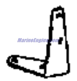Evinrude Johnson OMC 3850223 - Throttle Bracket