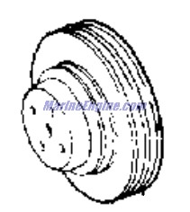 Evinrude Johnson OMC 3852401 - Water Pump Pulley